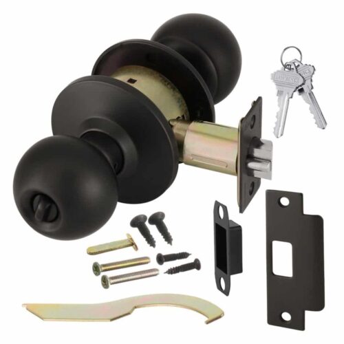Lawrence Cylindrical Standard Duty Commercial Knob Lockset - Oil Rubbed Bronze