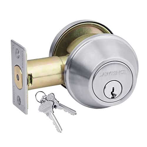 Photo of Single Cylinder Commercial Deadbolt – Satin Stainless Steel