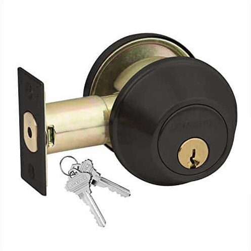 Single Cylinder Commercial Deadbolt Oil Rubbed Bronze
