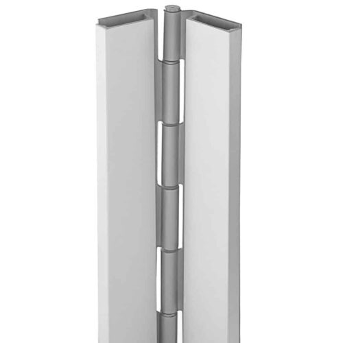 Continuous Hinge, Full Surface Pin and Barrel Hinge for 7 ft Doors with High Traffic, Heavy Duty, Stainless Steel (US32D Finish)