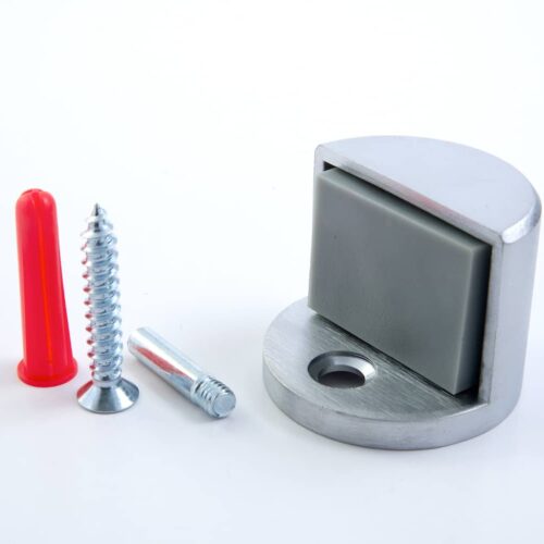 Door Stop, Universal High & Low Rise, Spring Loaded, Floor Mount