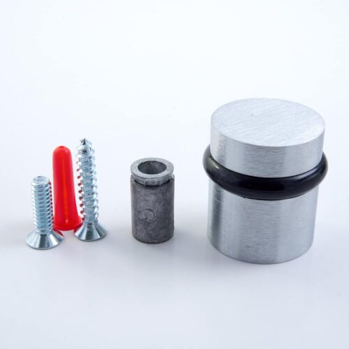 Door Stop, Decorative Non-Directional, Floor Mount, 1 1/2" Overal Height