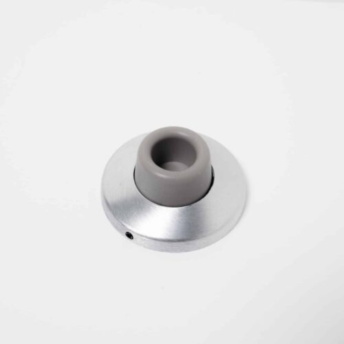 Door Stop, Wall Mounted, Concave, 1-1/8” Projection, Backplate Mounting