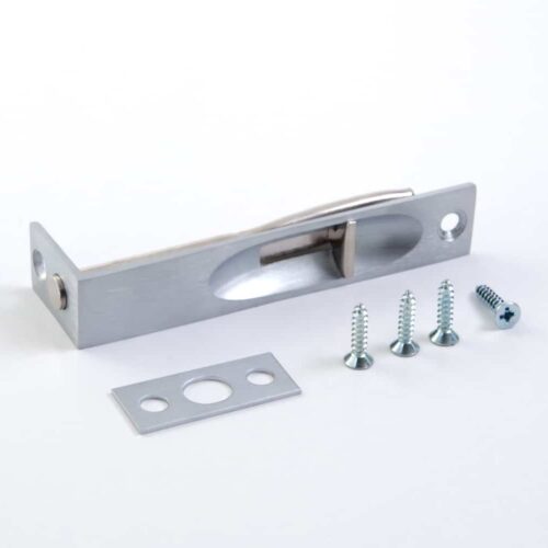 Flush Bolt, 4” Length, for Wood Doors