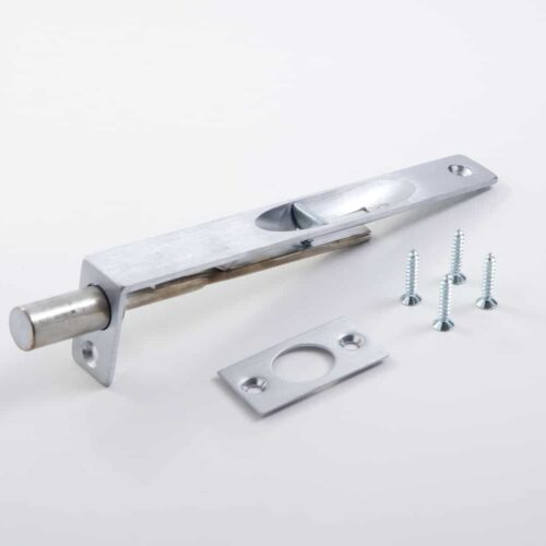 Flush Bolt, 6” Length, for Wood Doors