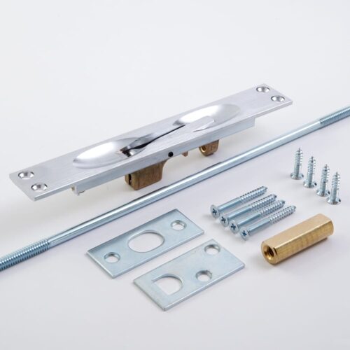 Flush Bolt, Extension Rod 12”, for Metal and Wood Doors