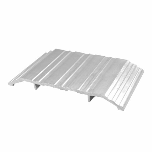 Saddle/Threshold Mill Aluminum Finish - 4" x 1/2" - Fluted Top - ADA Compliant