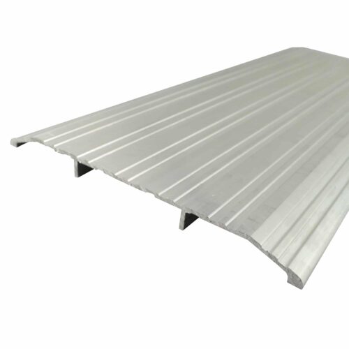Saddle/Threshold - Mill Aluminum Finish - 7" x 1/2" - Fluted Top - ADA Compliant