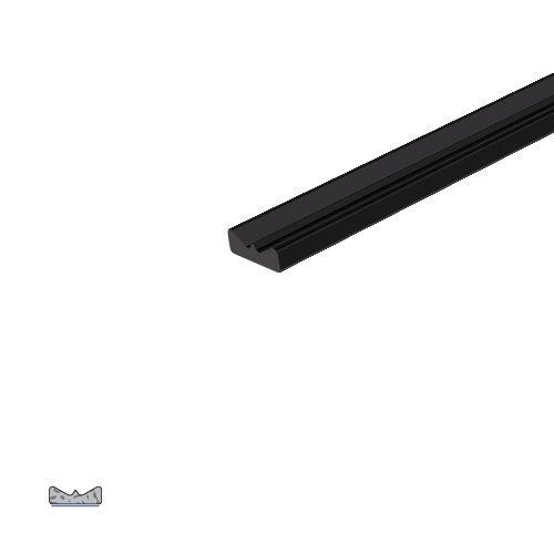 Self-Adhesive Sponge Rubber Weatherstripping - 3/8″ x 1/8″ Black Neoprene