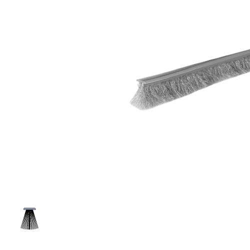 Self-Adhesive Pile Brush Weatherstripping - 3/16" x 3/8"