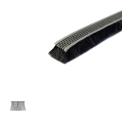 Self-Adhesive Pile Brush Weatherstripping - 1/2" x 3/8"