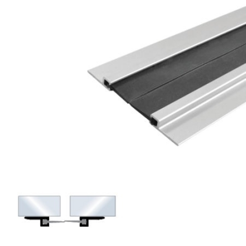 Meeting Stile for Double Active Glass Doors - Neoprene Rubber