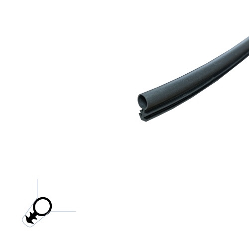 Kerf Frame Weatherstripping with Durable Silicone - 1/4 x 1/4 Circular Bulb Seal