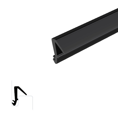 Kerf Frame Weatherstripping with Durable Silicone - 1/2 Reversed Leaf Seal