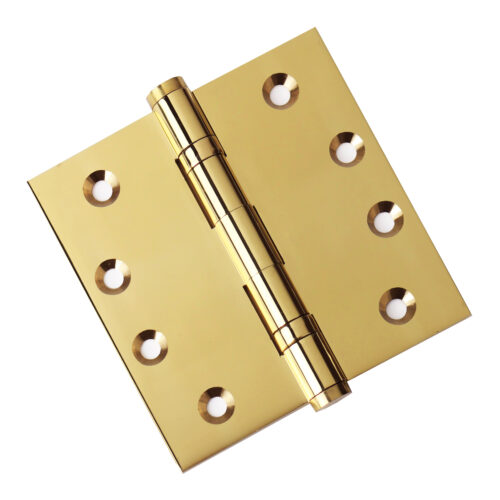 4 x 4 Ball Bearing Hinge - Polished Brass Finish